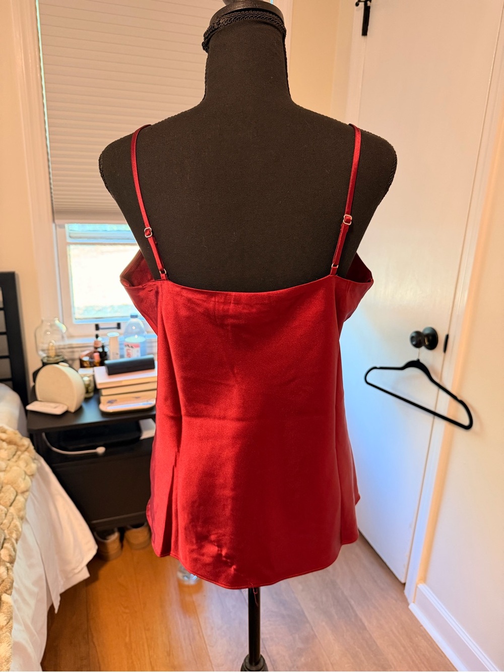 Brooks Brothers Red Satin V-Neck Camisole - Picture 3 of 5